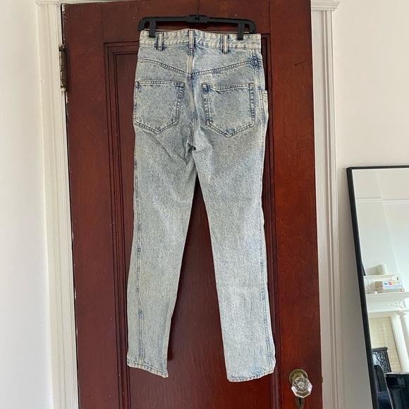 Isabel Marant acid washed jeans size fr. 38 fits like a 4 - Picture 2 of 2